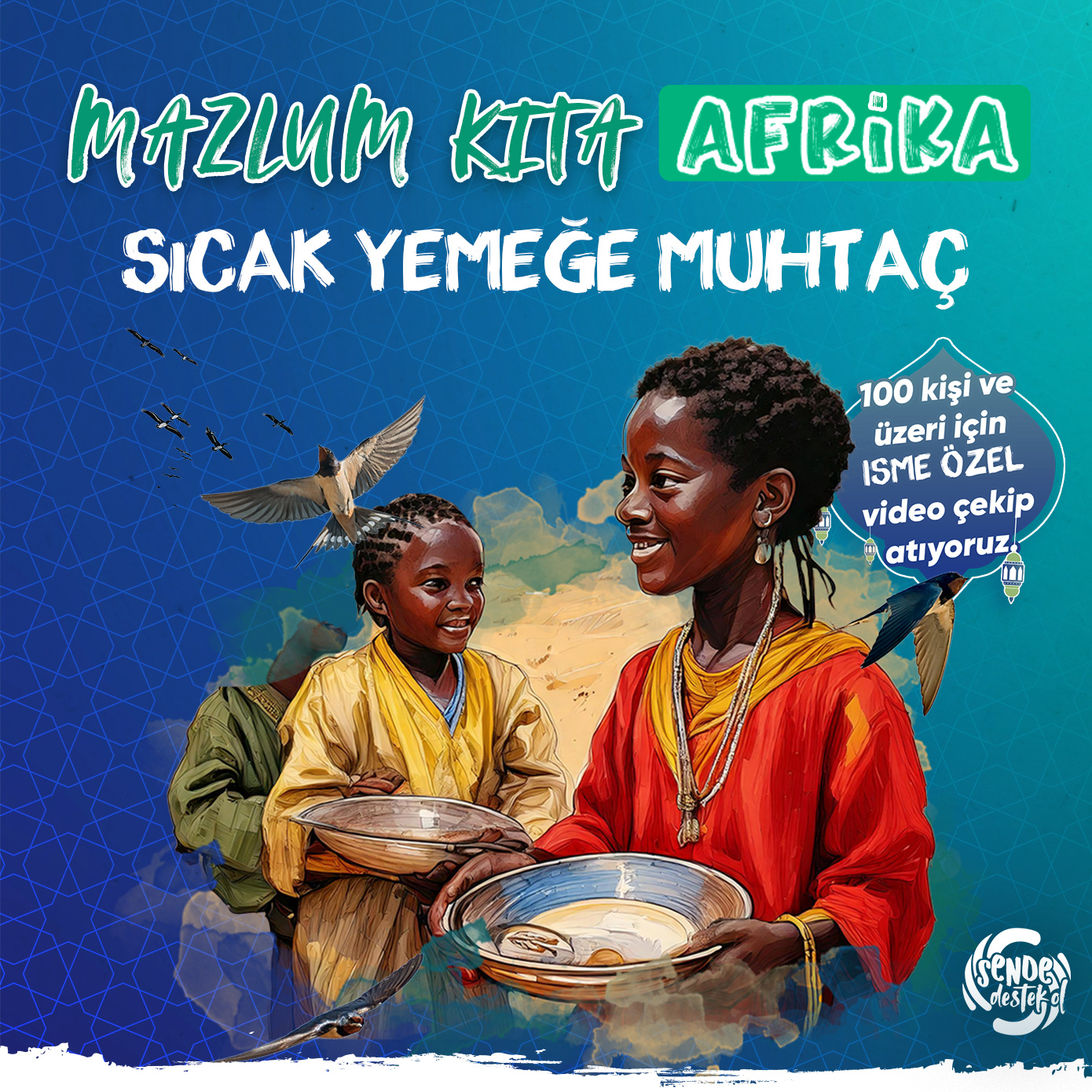 İFTAR YEMEĞİNDE GÖNÜLLERİ BULUŞTURUYORUZ